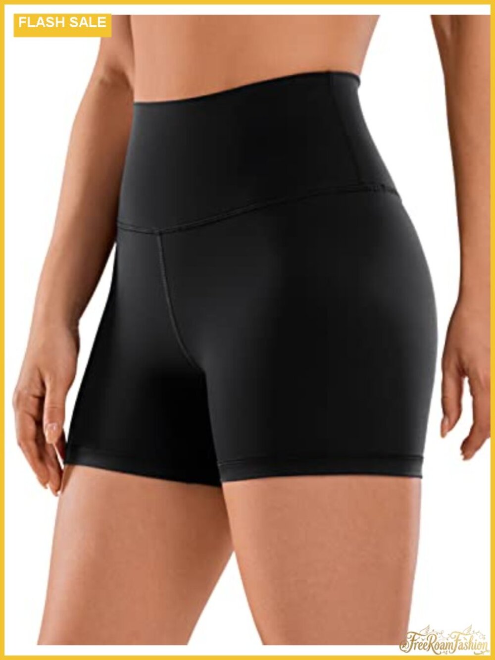 Biker Shorts High Rise 4" Inseam Naked Feeling Yoga